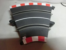 1:40 Carrera Profi 71501 geb Schienen 45 °  ( 4 Stück )mit je 1 Abbruch ohne OVP