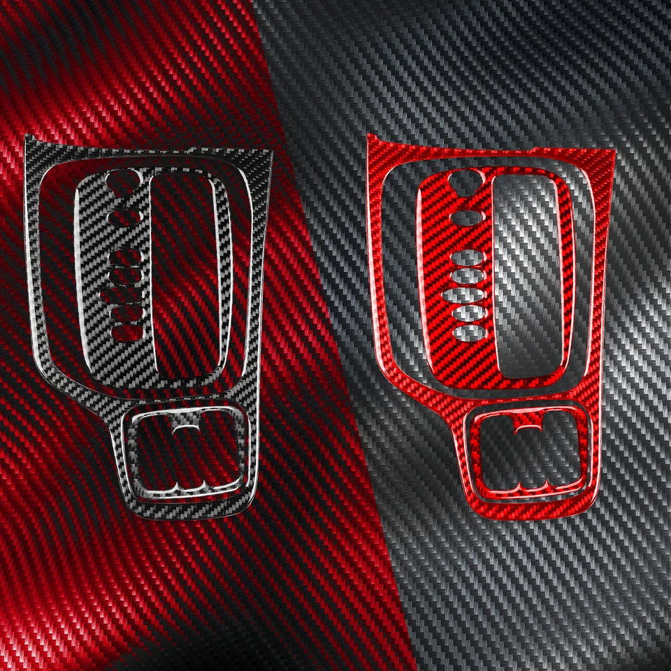 Panel de palanca de cambios de fibra de carbono genuino para Toyota 2000-2005 Celica Foto 2 de 4