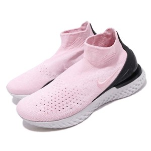 Nike Wmns Rise React Flyknit Pink Black Women Running Slip On Shoes AV5553-660 | eBay