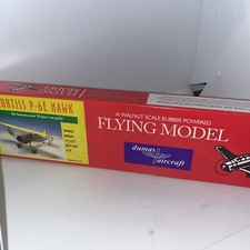 Dumas 219 17-1/2 Wingspan Curtiss Hawk Rubber...