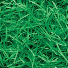 GREEN SHREDDED TISSUE HAMPER PAPER GIFT PACKAGING CHRISTMAS BASKET FILLER 