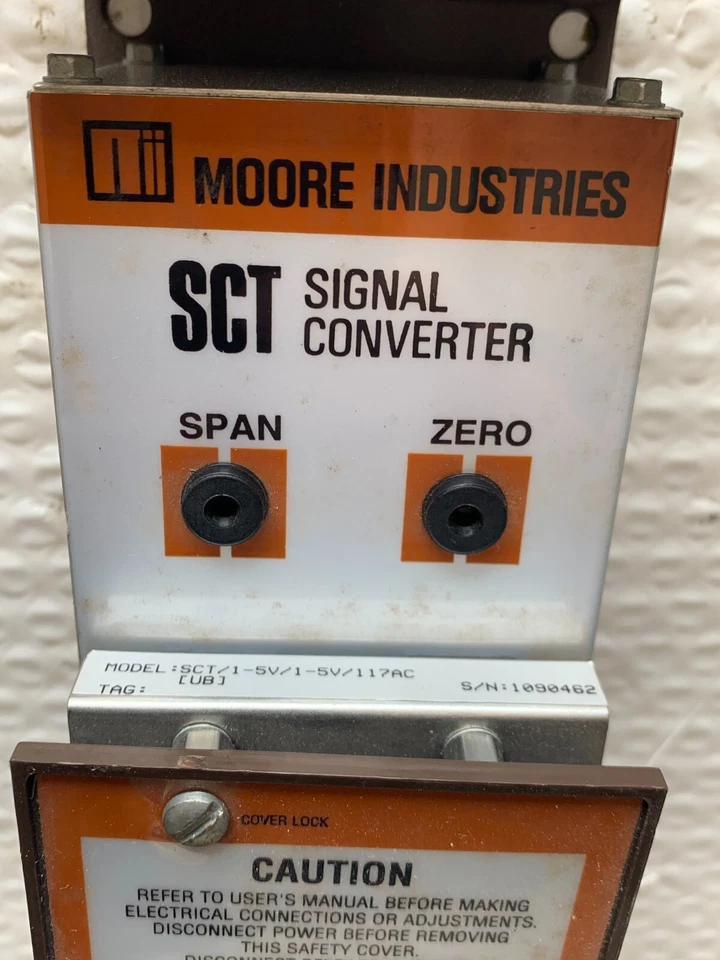 USED MOORE INDUSTRIES SCT SIGNAL CONVERTER SCT/1-5V/1-5V/117AC - Image 2 of 4