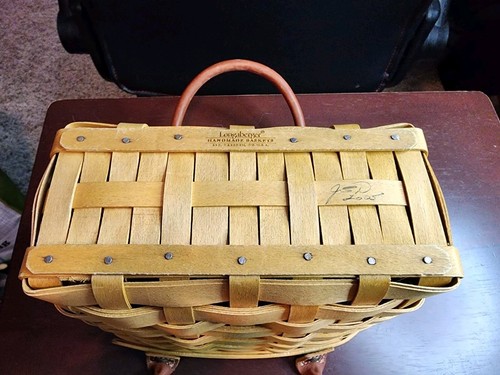 Longaberger Summer Time Boardwalk 2005 Basket Leather Handles - Picture 8 of 8