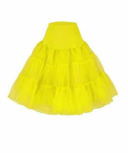 New 26" Retro Net Underskirt 50s Swing wedding Petticoat Rockabilly Tutu Skirt J - Picture 17 of 48