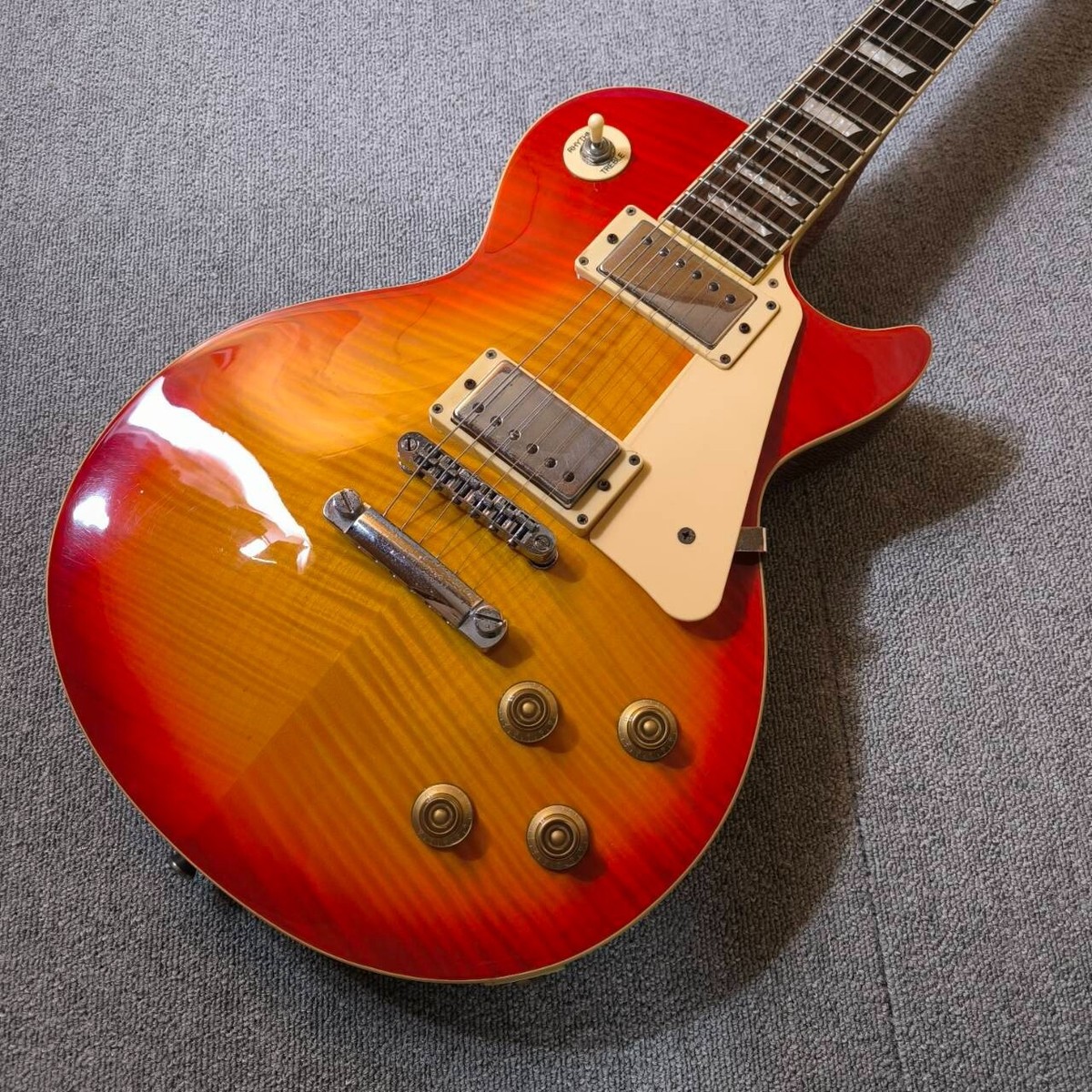 Blitz by Aria Pro II Les Paul Standard Type Cherry Sunburst Ship  