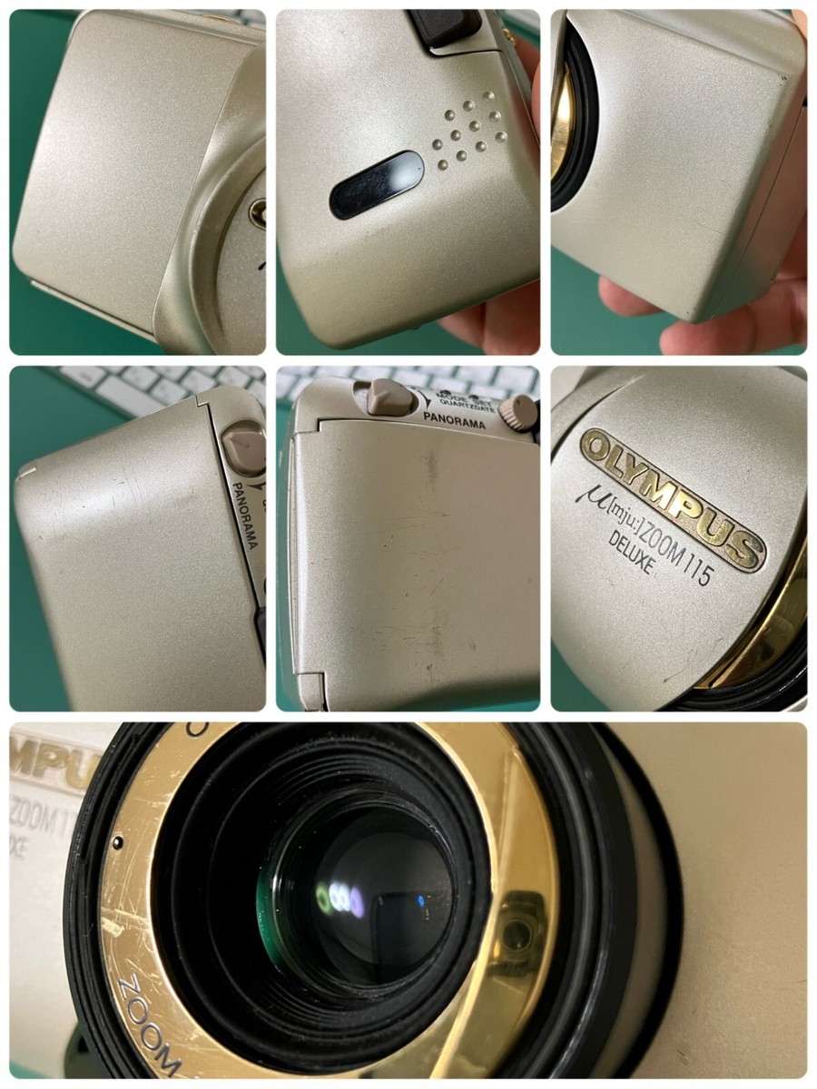 🎦Olympus Mju μ Zoom 115 Deluxe All Works! 35mm Film Camera