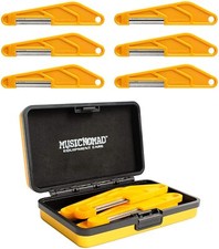 Music Nomad Mn670 6 Pc. Acoustic Guitar Diamond Coated Nut File Set - Lightmed
