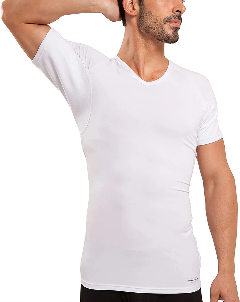 Ejis Sweat Defense Undershirt, V Neck