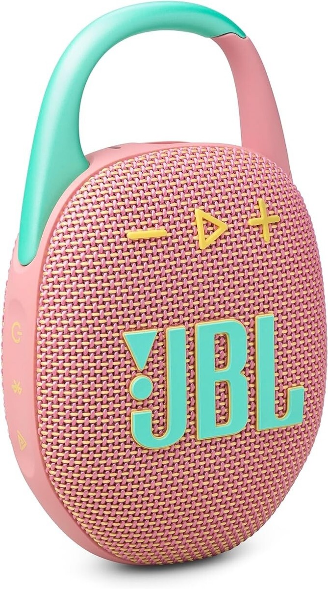 JBL CLIP5 スピーカー ウィンブルドングリーン＋スウォッシュピンク Amazon.co.jp: JBL CLIP5 Bluetoothスピーカー USB C充電/IP67