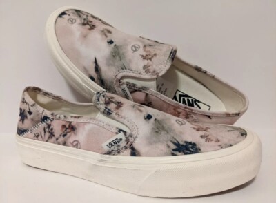 Vans New Slip-On SF Floral Dye Mens Sz Women Skate Shoes
