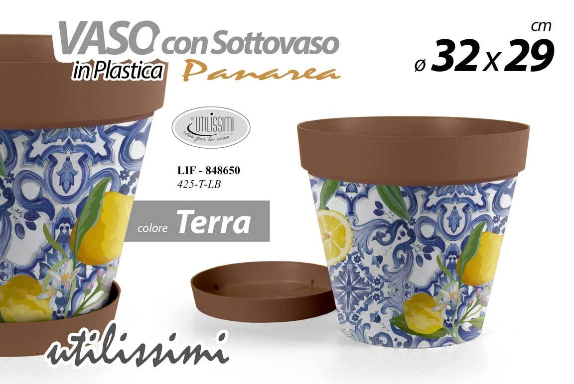 Plastia Inserto Per Vaso 32x15 Cm - Fusto In Plastica Trasparente E Resistente Per Composizioni Floreali, Vasi Da Pavimento E Tomba
