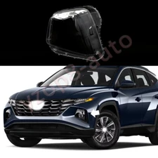 Headlight Lens Headlamp Cover Lenses Lampsh ade For 2022-25 Hyundai Tucson Left