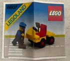 Vintage Legoland #6607 Service Truck/Vehicle Complete Near Mint!! With Manual