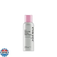 Eva NYC Kweeen Silver Hair and Body Glitter Spray - Adds Shine and Glitter - 