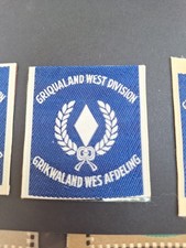 Scout Badge SA GRIQUALAND WEST DIVISION +++EXT