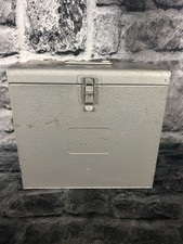 Vintage Logan Magazine Slide Tray Chest. Metal Carrying Case 432 Slide Capacity