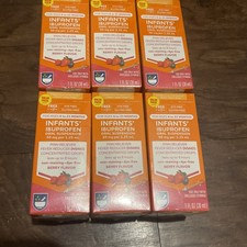 12 PACK Infants' Ibuprofen Oral Suspension - Berry Flavor Ages 6-23 Months 12/25
