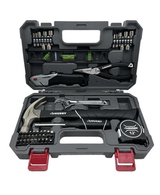 #ad Husky 52 Piece Homeowner#x27;s Tool Kit 1013 957 634 Lifetime Warranty Storage Case $29.99