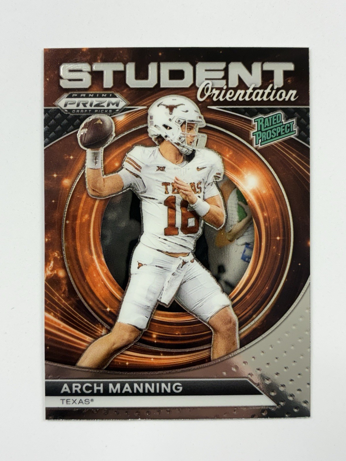 2024 Panini Prizm Draft Picks - Student Orientation Arch Manning #SO-AM (RC)