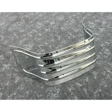 Wyatt Gatling Ribbed Chrome Front Fender Lower Trim - 74576