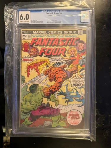 Fantastic Four #166 CGC 6.0 Only Cost of Grading!