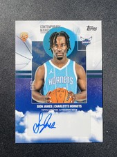 2025-26 Topps Flagship Contemporary Marks Auto Sion James RC #CM-SJ Hornets XV44