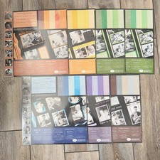Creative Memories Perfect Fit Paper Lot Of 7 Paper Packs 12 Inch w/Duplicate