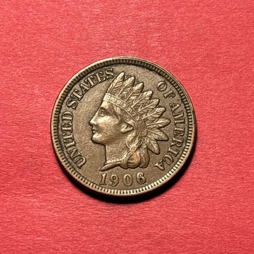 (1) Beautiful Antique 1906 Indian Head Cent/Penny CHOICE XF-EXTRA FINE