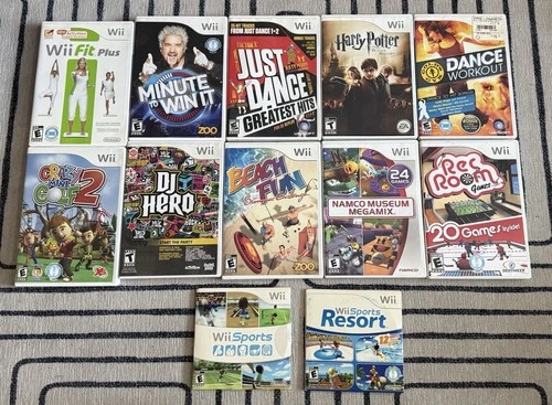 12 Assorted Nintendo Wii Video Game Lot Untested Bulk VG NINTENDO WII GAME LOT