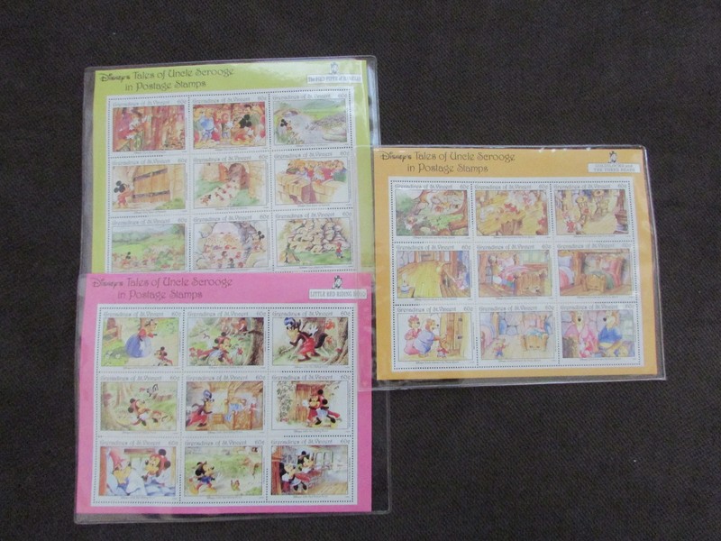 Dixsney's Tales of Uncle Scrooge stamps