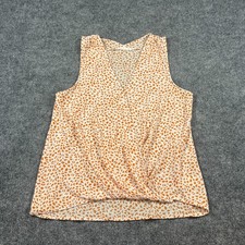 Lush Camelle Surplice Blouse Top Womens Mediu...