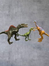Jurassic Park Dinosaur Figure Lot Spinosaurus Velociraptor Dino Toy