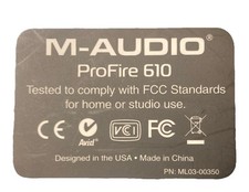 M-Audio Profire 610 24-Bit/192kHz Audio Inter...