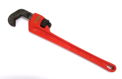 RIDGID TOOLS No. 17 PIPE WRENCH, 5/8'' TO 1-1/4'' HEX NUT