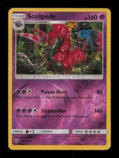 REVERSE HOLO SCOLIPEDE RARE 58/147 LP POKEMON
