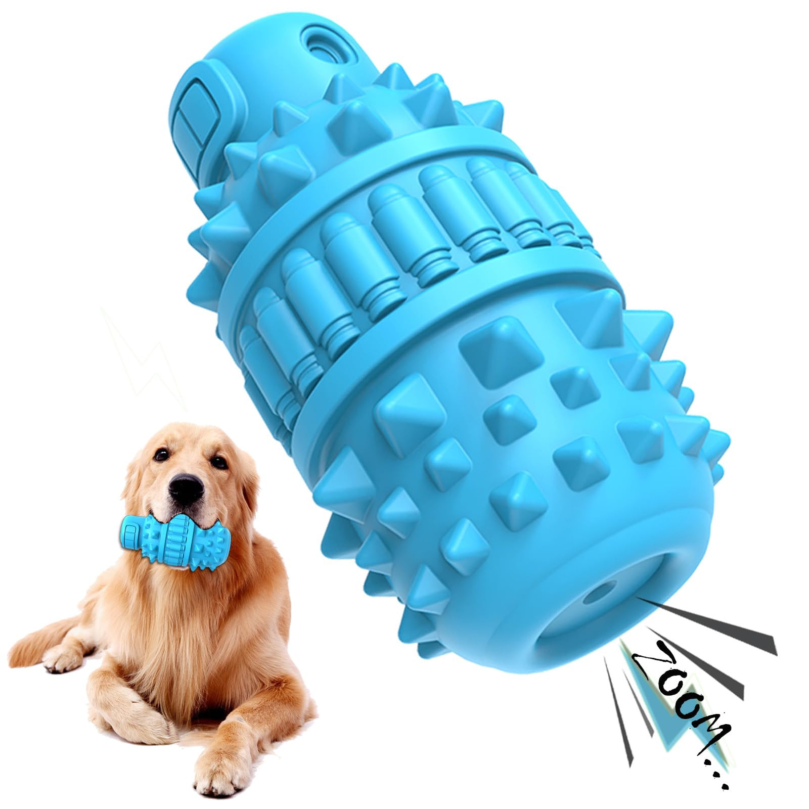 Dog Toys for Aggressive Chewers Tough Dog Squeaky Toys for Large Medium Breed...