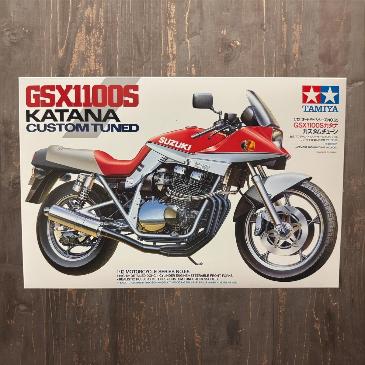 Tamiya 1/12 Suzuki GSX1100S Katana Custom Tuned Motorcycle Plastic