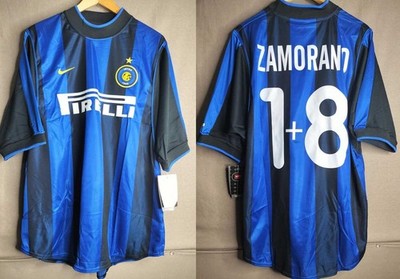 MINT Zamorano 1+8 INTER MILAN L 200001 Maglia Shirt Jersey 164542