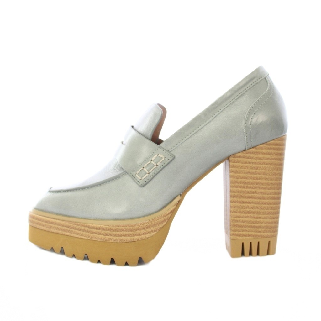 Ameri Vintage Loafers Pumps Square Toe Chunky Hee… - image 2