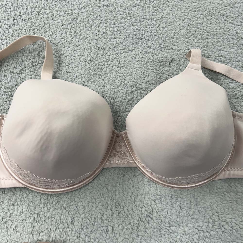 Vanity Fair Bra 44D T-Shirt Bra 76528 Radiant Collection Lightly Lined Bra
