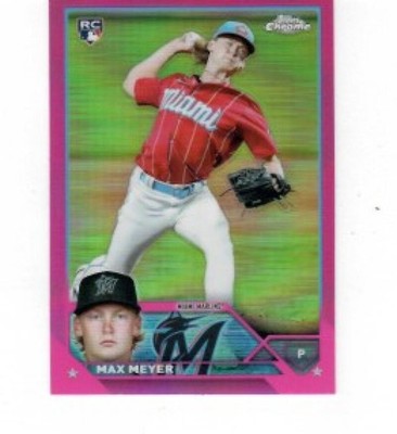 2023 Topps Chrome Refractor Pink #104 Max Meyer RC - Rookie Card Miami  ID:59218