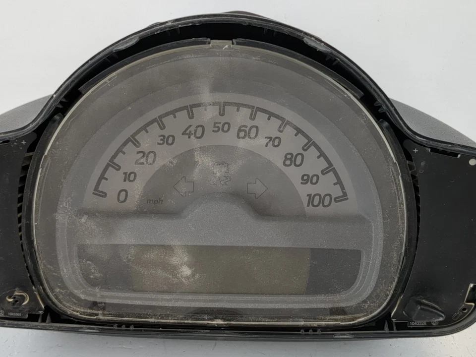 Cuadro de instrumentos velocímetro Smart Fortwo 2012 medidores 1025020-50 U6DEW Foto 4 de 4