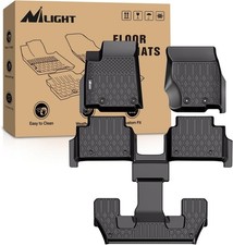 Nilight TPE Floor Mats for Jeep Grand Cherokee L (6-Passenger Without Center