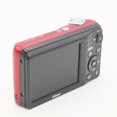 N-mint]Nikon COOLPIX A10 Red 16.1MP 5x Zoom Compact Digital Camera