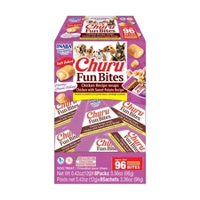 INABA Churu Fun Bites for Dogs, Soft & Chewy Baked 1 Count (Pack of 8)