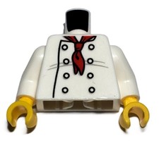 Lego Minifigura Chef Torso CHEF024 Chef Pescadería
