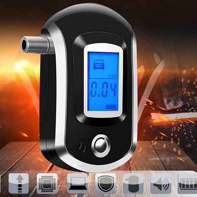 Alkoholtester Promilletester Alkomat Digital Alcohol Tester Alarm 20  Mundstücke