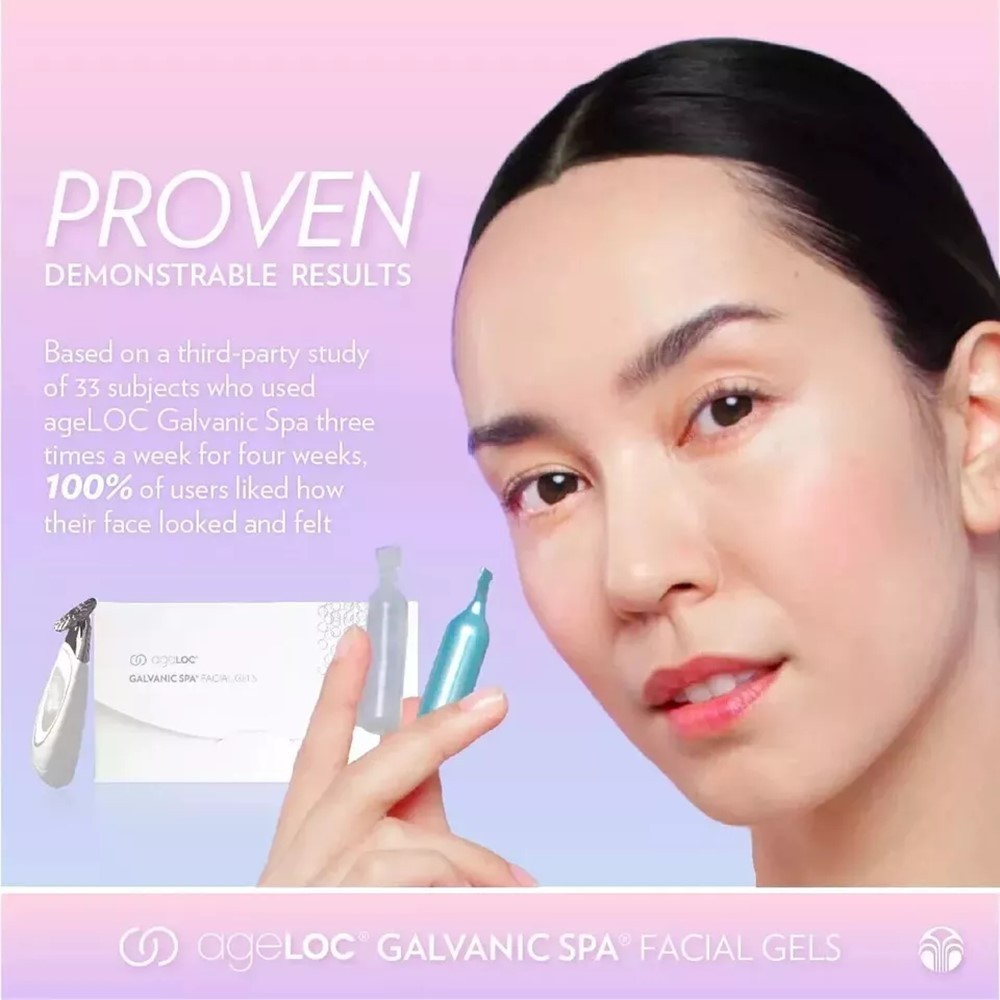 4 Pairs Nuskin Nu Skin ageLOC Galvanic Spa Facial Gels NEW without