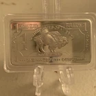 1 Oz One Troy Ounce Usa American Buffalo .999 Fine German Silver Bar