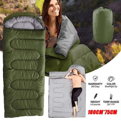 Thick Adult Cold Weather Sleeping Bag For Big & Tall 5-20 degree Waterproof 2026